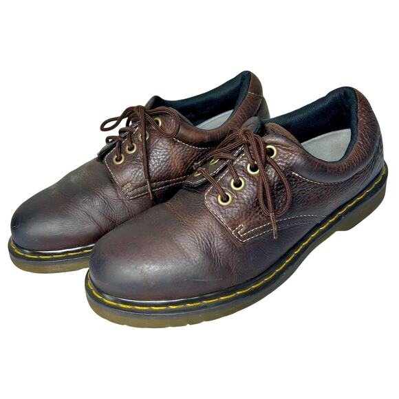 Dr. Martens Other - Dr Martens Oxford Boston Loafers Leather Docs Chunky Street Buster Brown 11